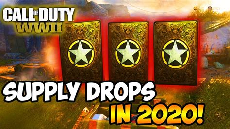 Call Of Duty Ww2 Supply Drop Opening In 2020 Cod Ww2 Supply Drops