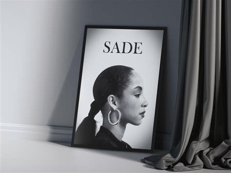 Sade Poster Sade Wall Art Album Cover Poster Vintage Sade Print Sade