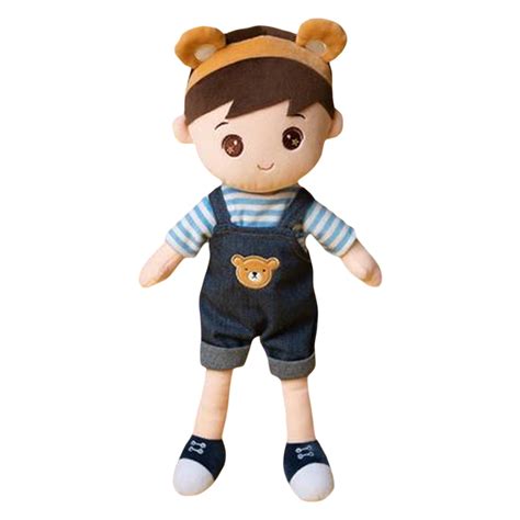 Zidweeken Cartoon Girlboy Plush Doll Cute Soft Stuffed Toy Birthday