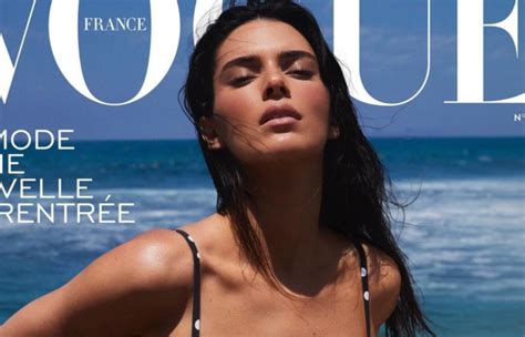 Kendall Jenner Poses In A Tiny Polka Dot Bikini On The Latest Vogue Cover BlackSportsOnline