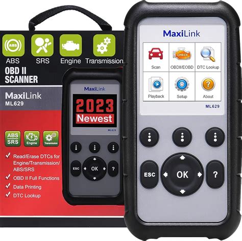 Autel ML629 Automotive OBD2 Scanner 2023 Newest Model Upgraded Of