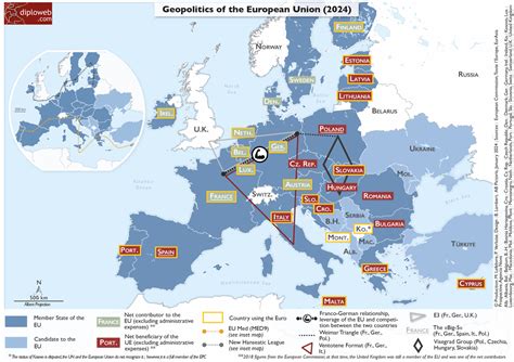 Map Geopolitics Of The European Union 2024
