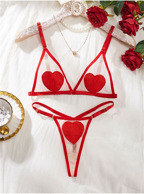 Lingerie Sexy Lingerie Sexy Novo Conjunto De Lingerie Sexy Amor Do Dia Dos Namorados