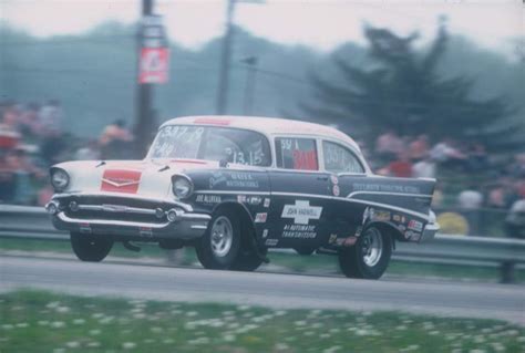 John Harwell 57 Chevy That Won Nationals 1975 Dragway 42 Photo By Todd