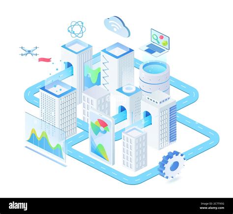 Tecnolog As Digitales Ilustraci N Vectorial Isom Trica Gesti N