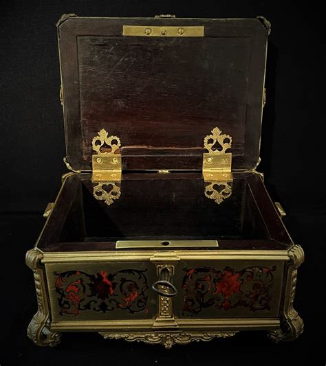 Proantic Jewelry Box In Boulle Marquetry