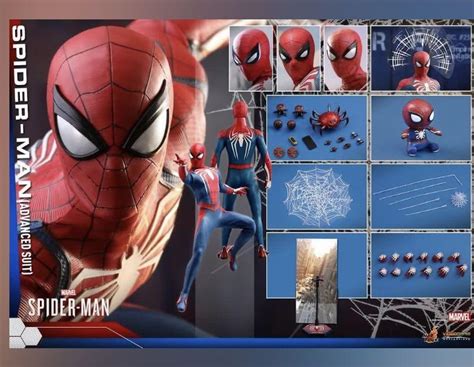 Hot Toys Marvels Spider Man Spider Man Advanced Suit Vgm Carousell