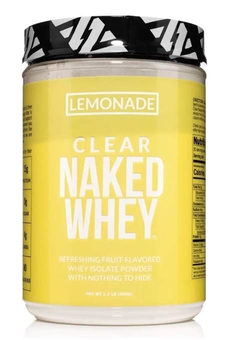 Naked Nutrition Clear Whey Protein Isolate Lemonade Svgs Max Muscle Clackamas