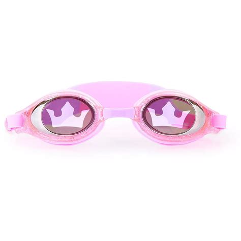 Aqua2ude Girls Classic Glitter Princess Swim Goggles Academy