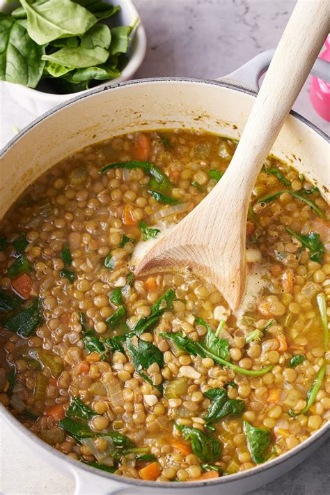 Lentil Spinach Soup - My Forking Life
