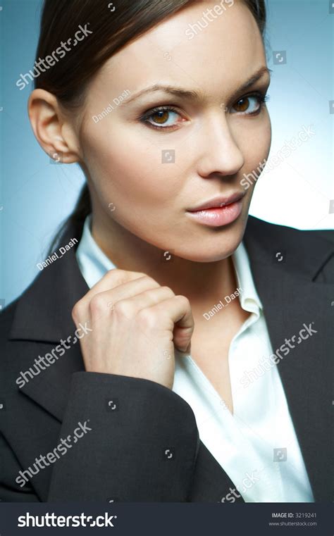 Beautiful Sexy Brunette Business Woman Isolated Stock Photo Shutterstock
