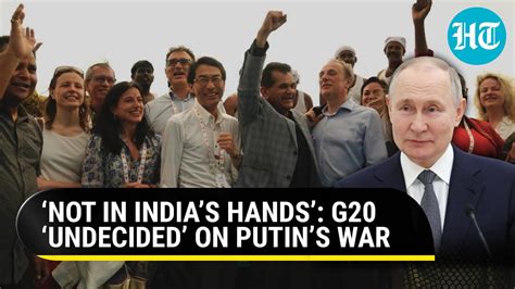 G20 Members Agree On 99 Issues Except Putins War No Joint Statement