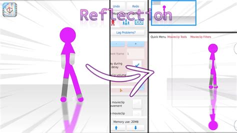 Reflection Effect Stick Nodes Tutorial Youtube