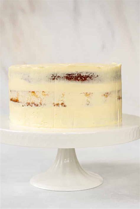 Raspberry Mascarpone Naked Cake Baking With Butter