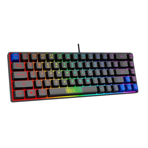 Tastiera Gaming Sparco Ghost Membrana Rgb Usb Pc Frog