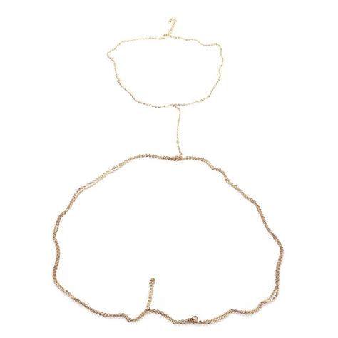 Fashion Sexy Crossover Bikini Body Chain Bra Chest Belly Waist Beach Jewelry Eur Picclick Fr