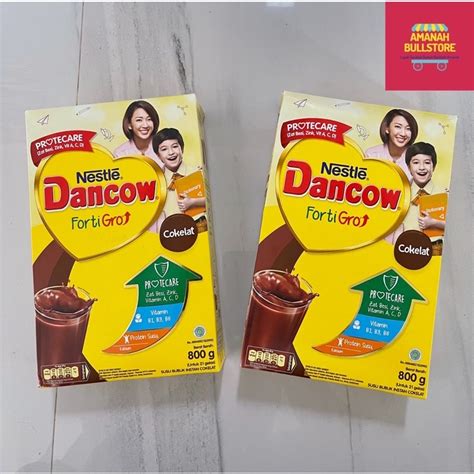 Jual Dancow FortiGro Rasa Cokelat 800g Shopee Indonesia