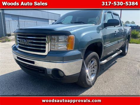 Used 2009 Gmc Sierra 1500 Slt Crew Cab 4wd For Sale In Whiteland In 46184 Woods Auto Sales