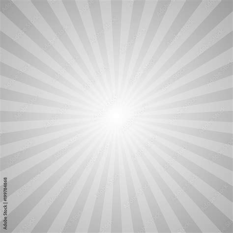 Retro Abstract Sun Ray Background Grey Vector Graphic Design With