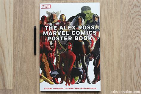 The Alex Ross Marvel Comics Poster Book Review Halcyon Realms Art