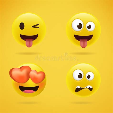 Emoticonos Emoji Colección De Emoticonos De Dibujos Animados