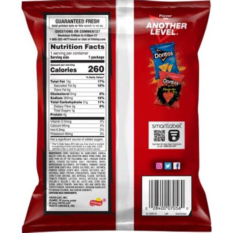 Doritos Tortilla Chips Nacho Cheese Flavored 1 3/4 Oz, 1.75 oz - Kroger