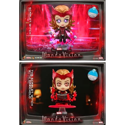 汪達與幻視 日版 HOT TOYS COSB851 COSB900 緋紅女巫 黑暗神書 UV特效 COSBABY 野獸國 蝦皮購物
