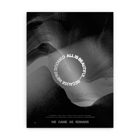 ALL IS BEAUTIFUL... BECAUSE WE'RE DOOMED Signed & Numbered Screen Prin