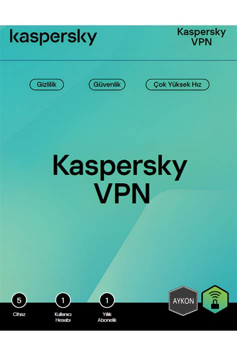 Kaspersky Vpn Secure Connection 2025 5 Kullanıcı 1 Yıl - Dijital ...