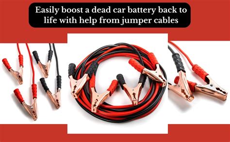 Harvic Car Heavy Duty Auto Jumper Cable Battery Booster Wire Clamp With