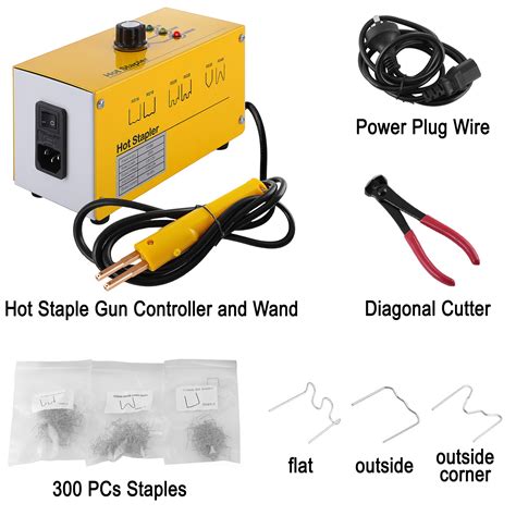 VEVOR Hot Stapler Plastic Repair V Stapler Plastic Repair Welder Heat Settings Hot Stapler