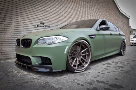 Slammed Bmw M F On Custom Painted Vossens Artofit