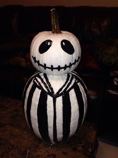 Jack Skellington Pumpkin Carving - Printable Color