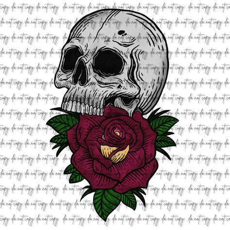 Red And Yellow Rose Skull Dtf Kk Custom Tumblers And Turners