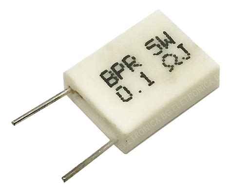 Resistor De Fio 100 Ohm Ceramica MercadoLivre