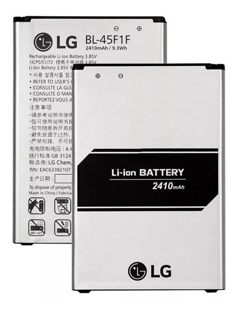 Bateria Lg K4 2017 K8 2017 K9 Lg Bl 45f1f Orginal R 57 99 Em