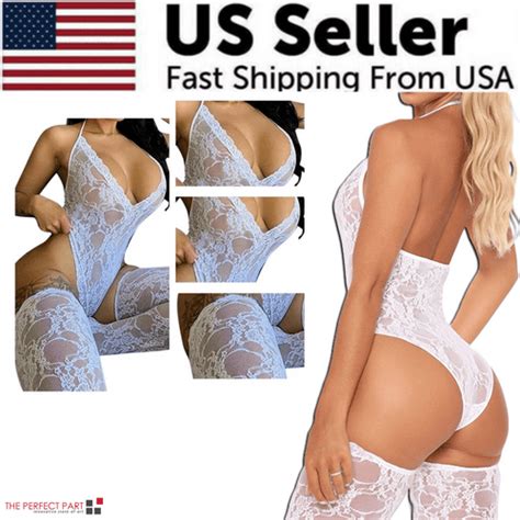 Dropship Women Lace Sexy Lingerie Nightwear Babydoll Sleepwear Bodysuit Dress To Sell Online At