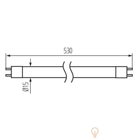 Świetlówka T5 53cm G5 13W 4000K 1118lm 12716 | wroled.pl
