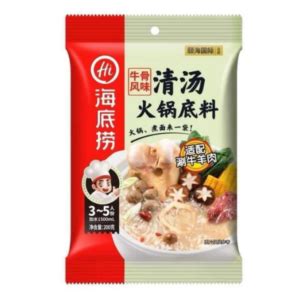 Haidilao Hot Pot Base Beef Broth 200g Five Continents International