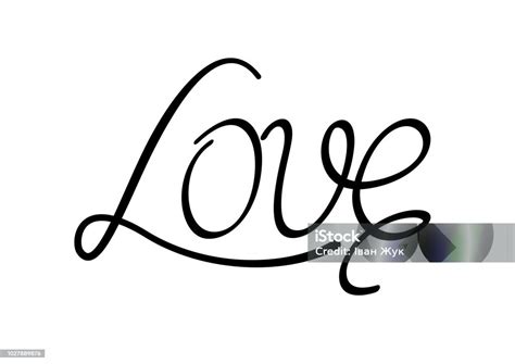 Love Typography Design Stock Illustration Download Image Now Art