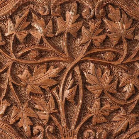 Chinar Leaves Kashmiri Walnut Wood Jewellery Box The Kay Craft