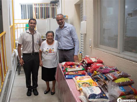 Univi Osa Realiza Doa O De Alimentos Arrecadados Na Campanha Do Trote