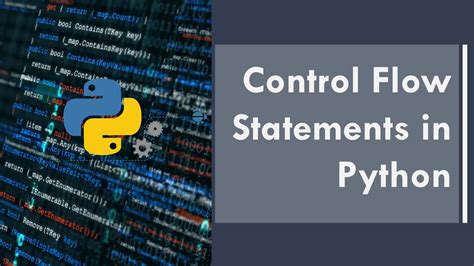 Part Control Flow Statement In Python Python For Beginners Youtube