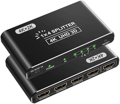 Mt Viki Hdmi Splitter In Out X Power Hdmi Splitter Ports W Ac