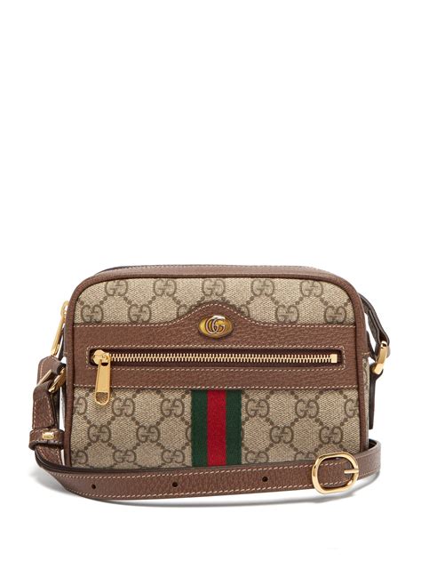 Gucci Ophidia Mini Gg Supreme Cross Body Bag In Gray Save 25 Lyst