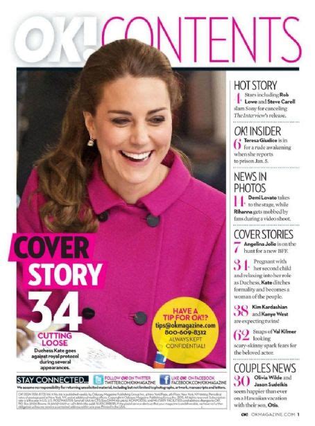 Kate Middleton Ok Magazine Pictorial [united States] 12 January