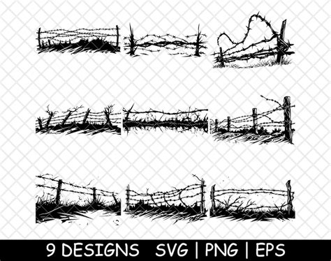 Barbed Wire Razor Prison Fence Barrier Perimeter Army Etsy Canada