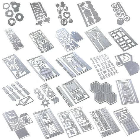 Matrices De D Coupe En M Tal Pour La Pratique Du Scrapbooking D Coratif