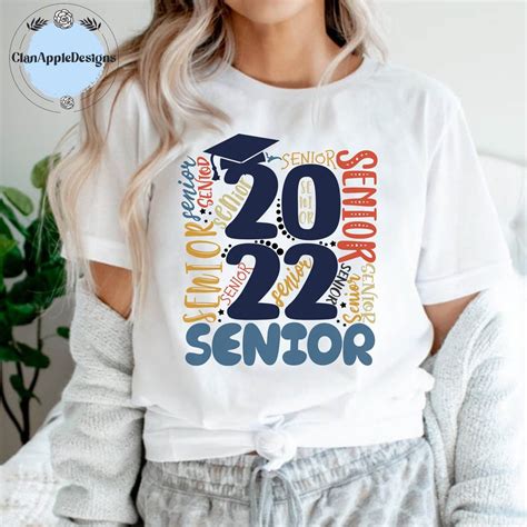 Senior 2022 Shirt Class Of 2022 Shirts Graduation 2022 Etsy