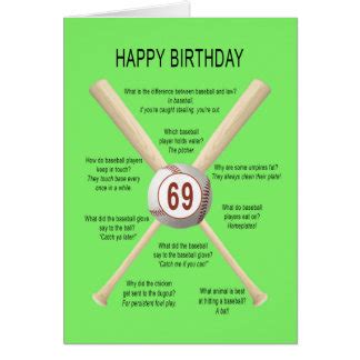 Funny 69th Birthday Cards | Zazzle